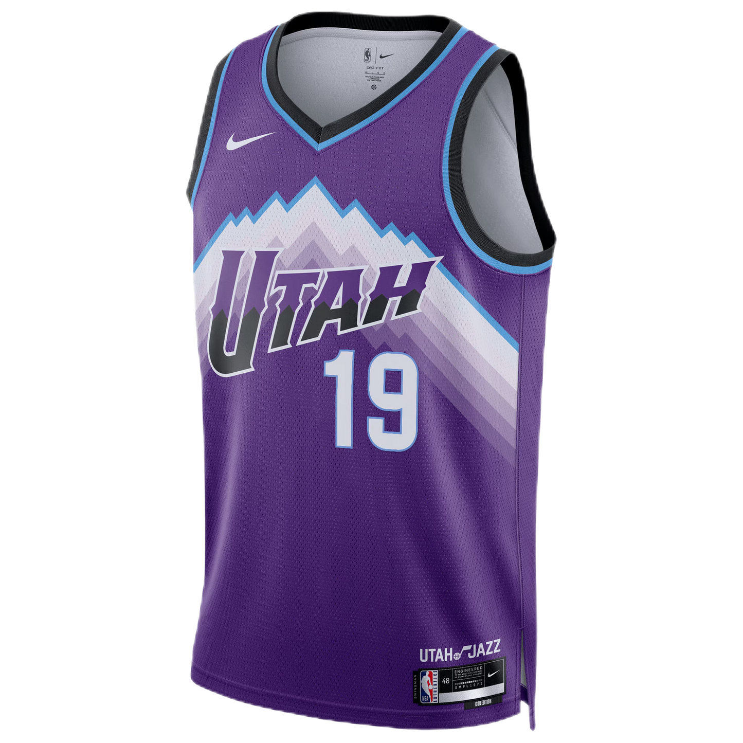 Utah Jazz Purple Icon Jersey Ace Bailey #19