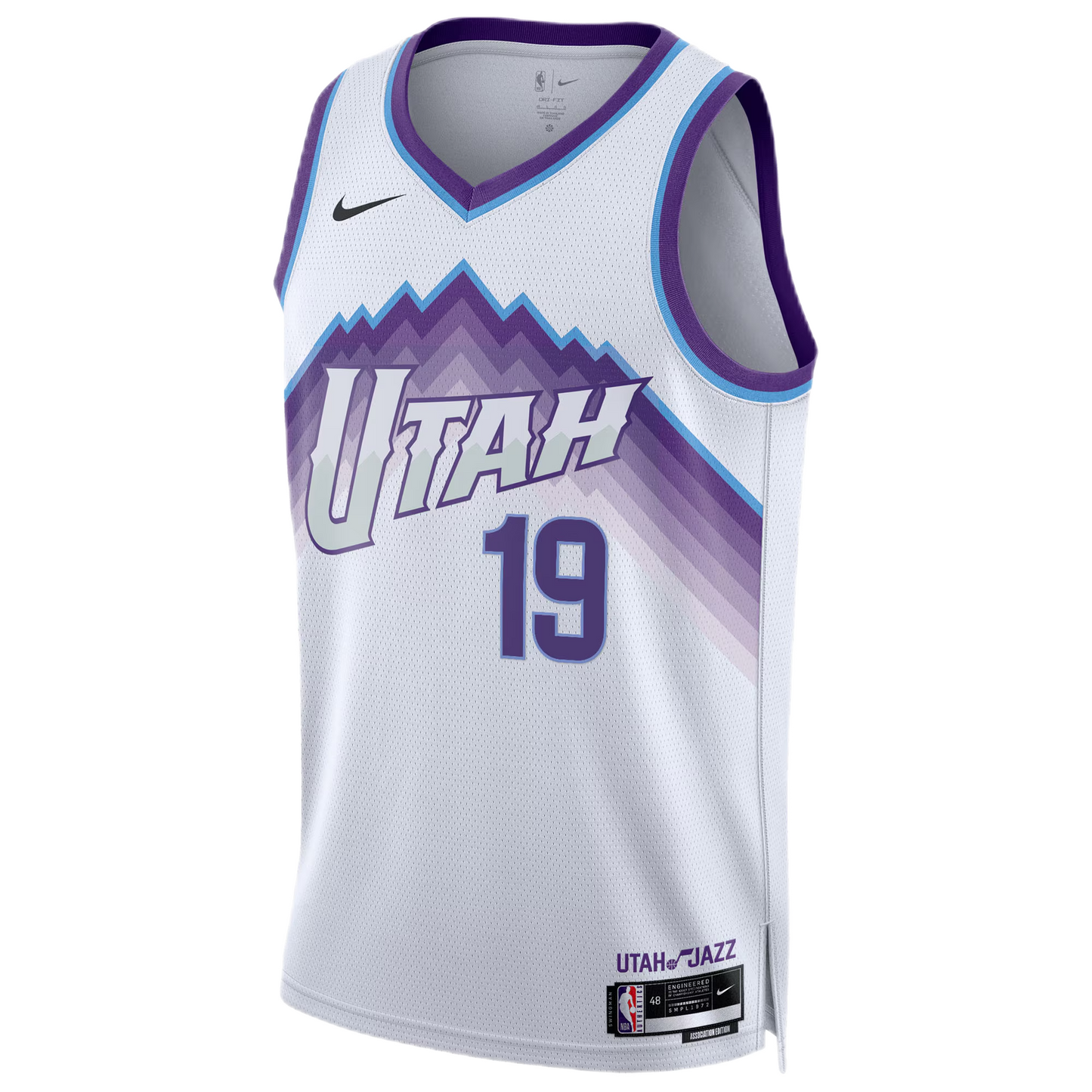 Utah Jazz White Association Jersey Ace Bailey #19