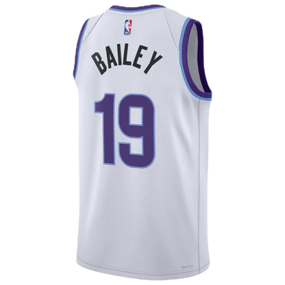 Utah Jazz White Association Jersey Ace Bailey #19