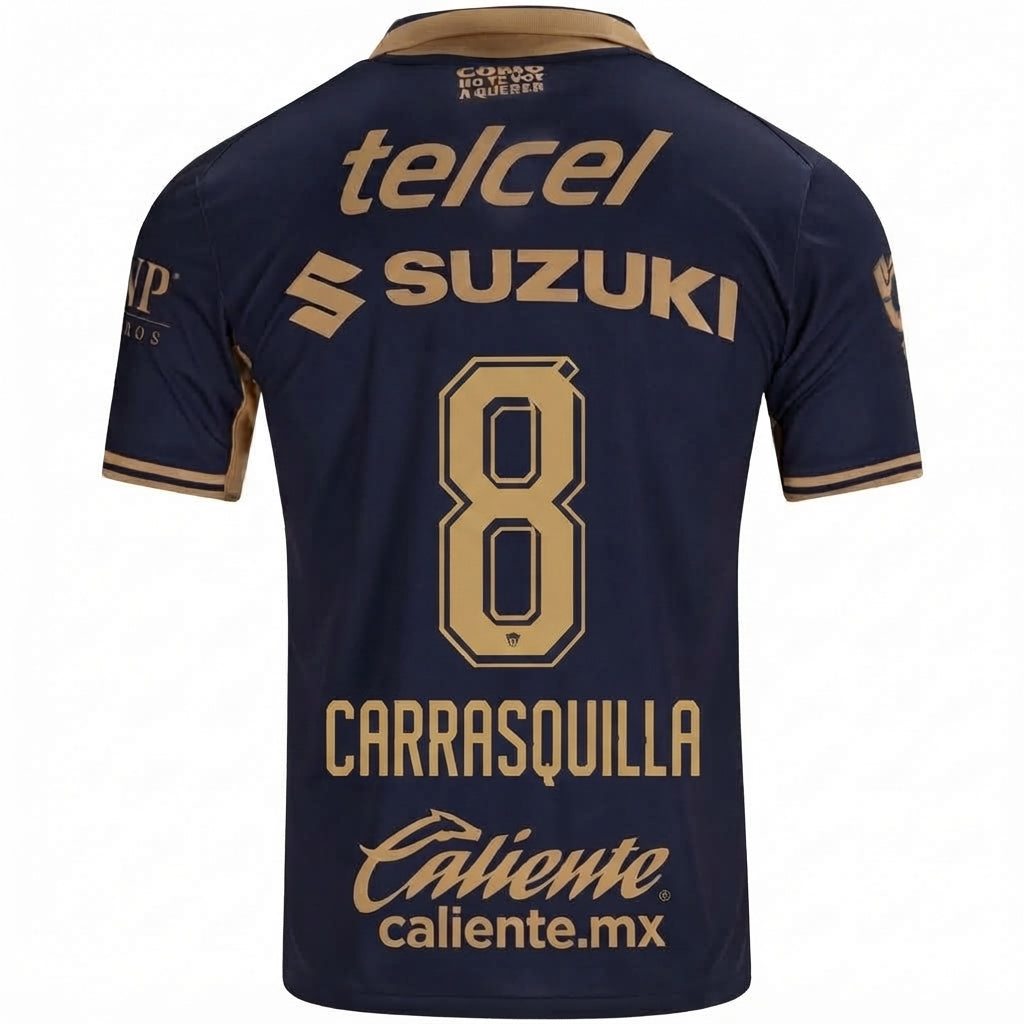 Pumas UNAM 26/27 Home Jersey Carrasquilla #8