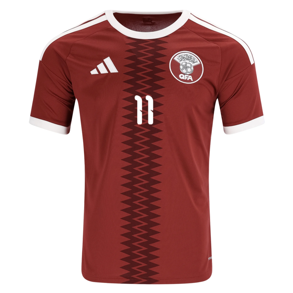 Qatar 2026 Home Jersey Akram Afif #11