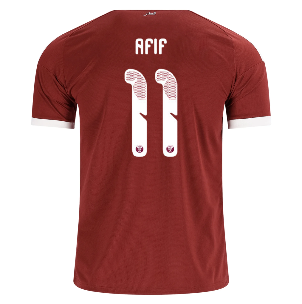 Qatar 2026 Home Jersey Akram Afif #11