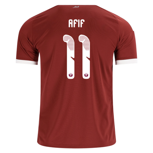 Qatar 2026 Home Jersey Akram Afif #11