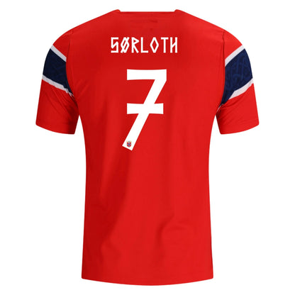 Norway 2026 Home Jersey Alexander Sørloth #7