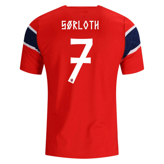 Norway 2026 Home Jersey Alexander Sørloth #7