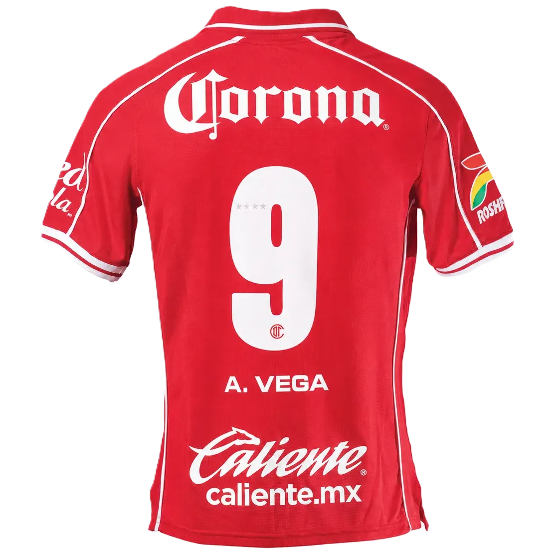Toluca 26/27 Home Jersey Alexis Vega #9