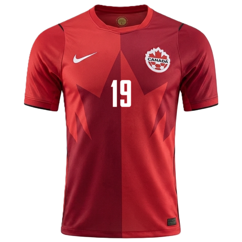 Canada 2026 Home Jersey Alphonso Davies #19