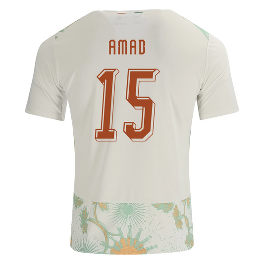 Ivory Coast 2026 Away Jersey Amad Diallo #15