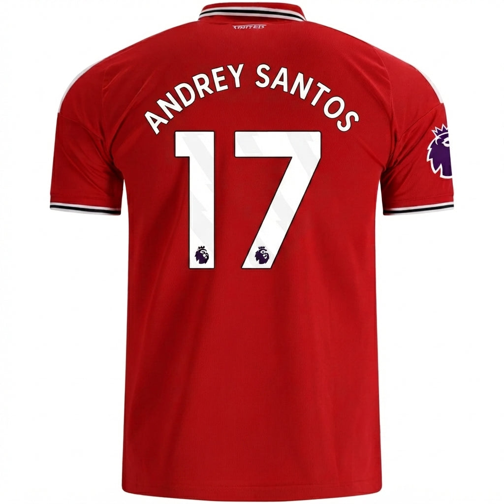 Manchester United 26/27 Home Jersey Andrey Santos #17