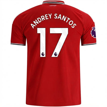 Manchester United 26/27 Home Jersey Andrey Santos #17