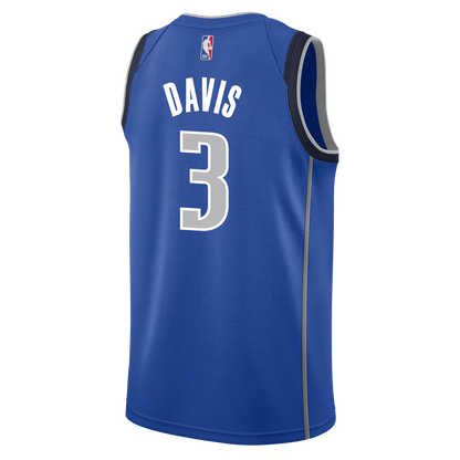 Dallas Mavericks Blue Icon Jersey Anthony Davis #3