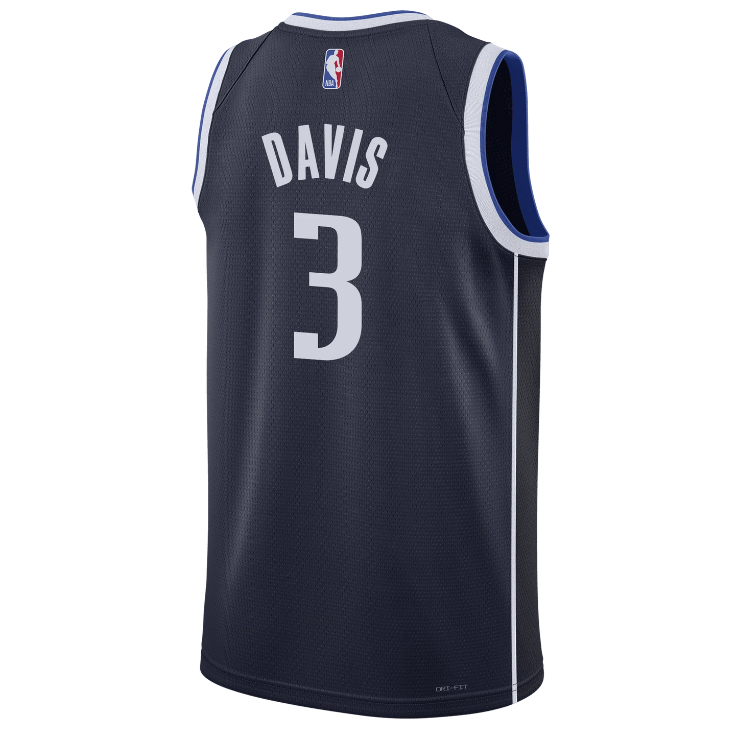 Dallas Mavericks Navy Statement Jersey Anthony Davis #3