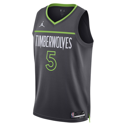 Minnesota Timberwolves Charcoal Statement Jersey Anthony Edwards #5