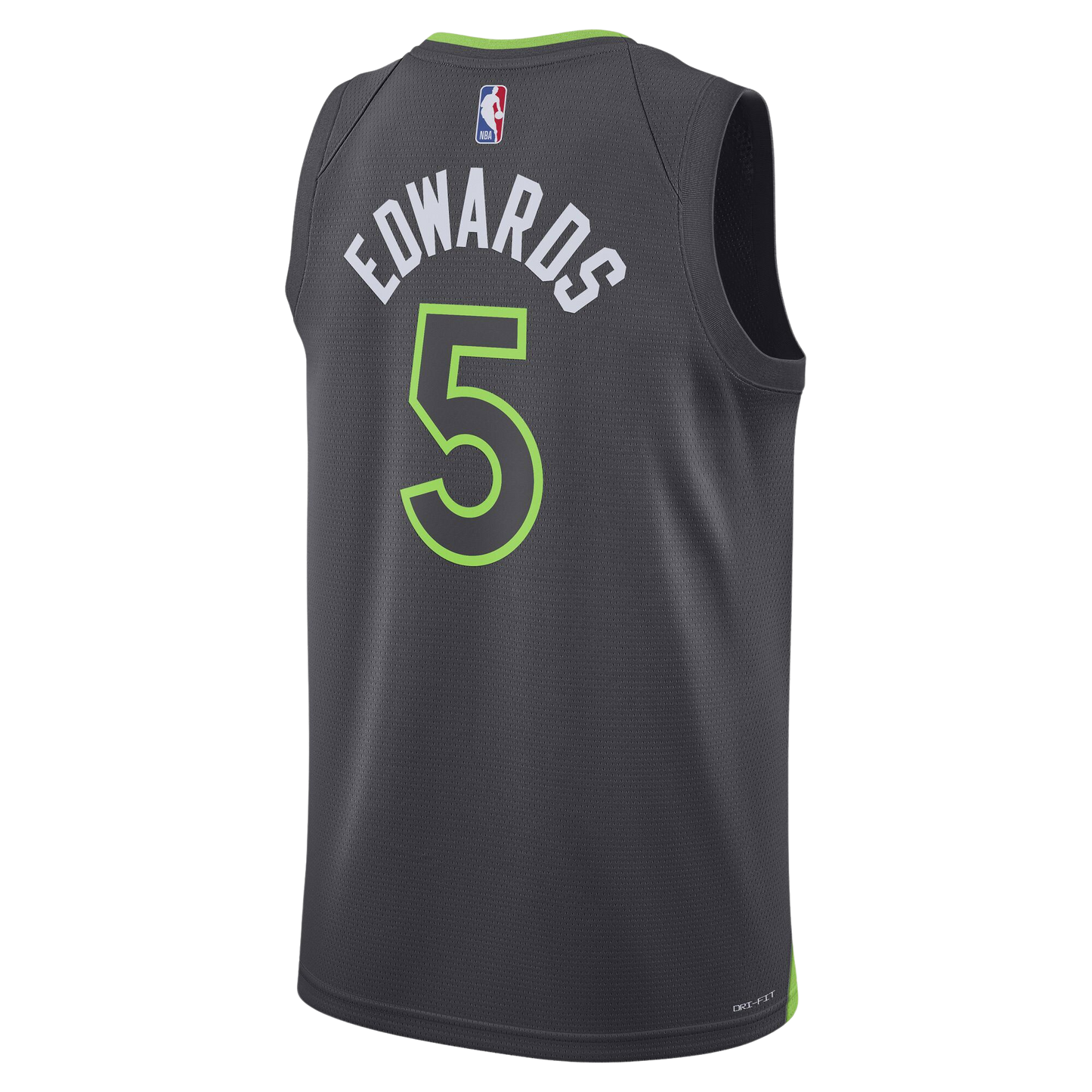 Minnesota Timberwolves Charcoal Statement Jersey Anthony Edwards #5
