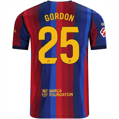 FC Barcelona 26/27 Home Jersey Anthony Gordon #25