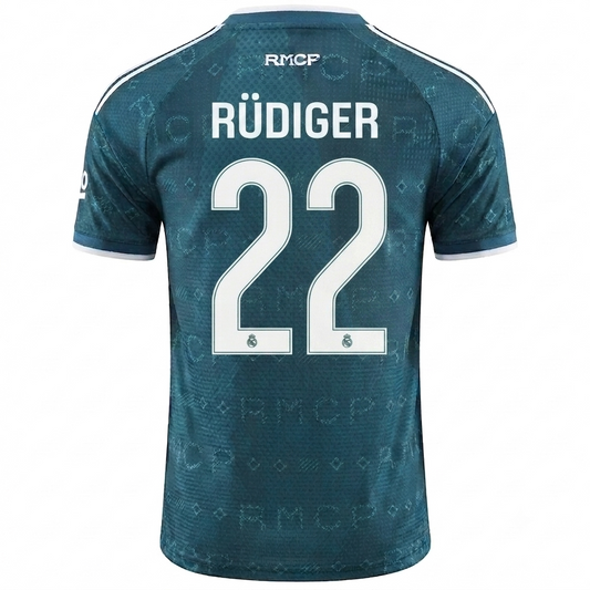 Real Madrid 26/27 Away Jersey Antonio Rüdiger #22
