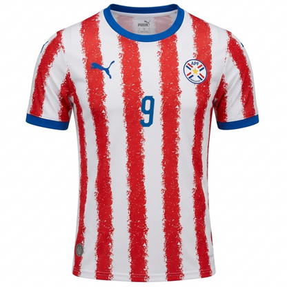 Paraguay 2026 Home Jersey Antonio Sanabria #9
