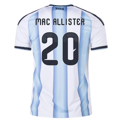 Argentina 2026 Home Jersey Alexis Mac Allister #20