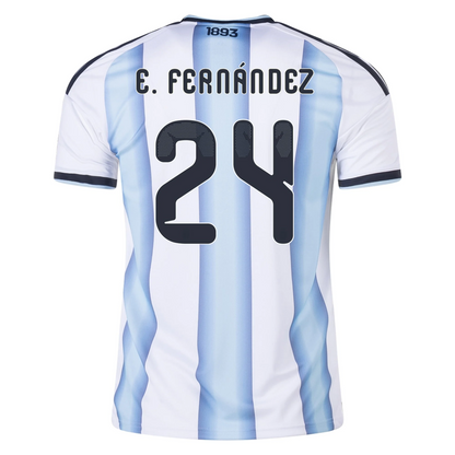 Argentina 2026 Home Jersey Enzo Fernández #24