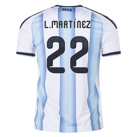 Argentina 2026 Home Jersey Lautaro Martínez #22