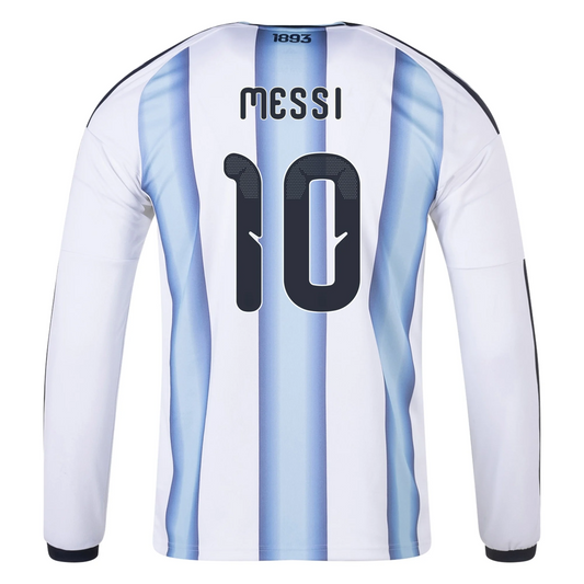 Argentina 2026 Home Long Sleeve Jersey Lionel Messi #10
