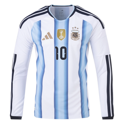 Argentina 2026 Home Long Sleeve Jersey Lionel Messi #10