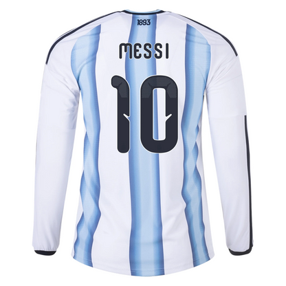 Argentina 2026 Home Long Sleeve Jersey Lionel Messi #10
