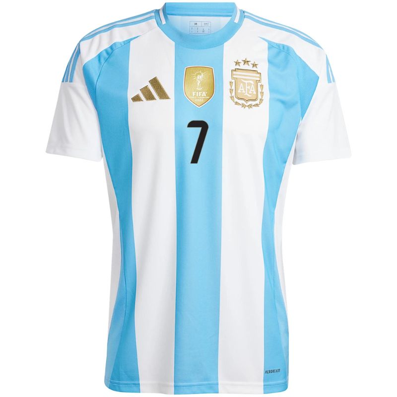 Argentina 2024 Home Jersey De Paul #7