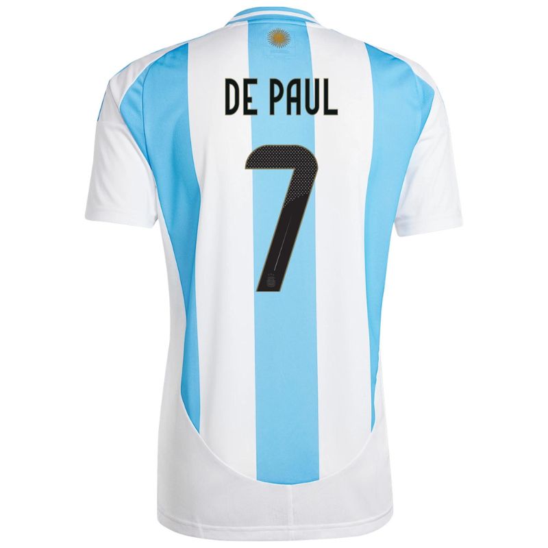 Argentina 2024 Home Jersey De Paul #7