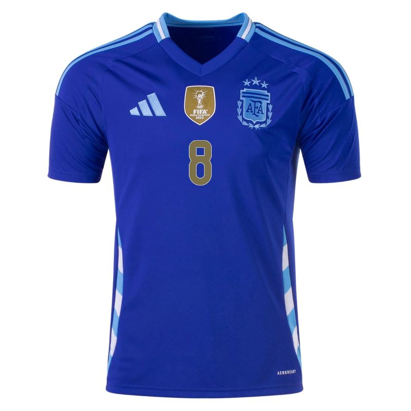 Argentina 2024 Away Jersey Enzo Fernandez 8 The 90 Minute