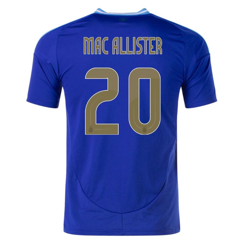 Argentina 2024 Away Jersey Mac Allister #20 Back