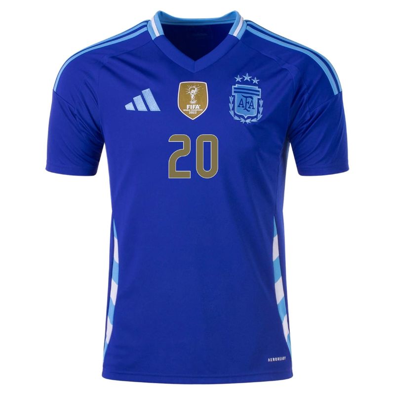 Argentina 2024 Away Jersey Mac Allister #20