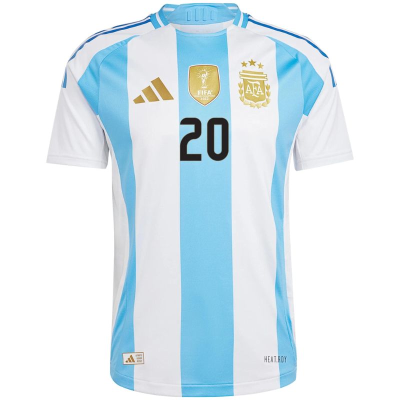 Argentina 2024 Home Jersey Mac Allister #20