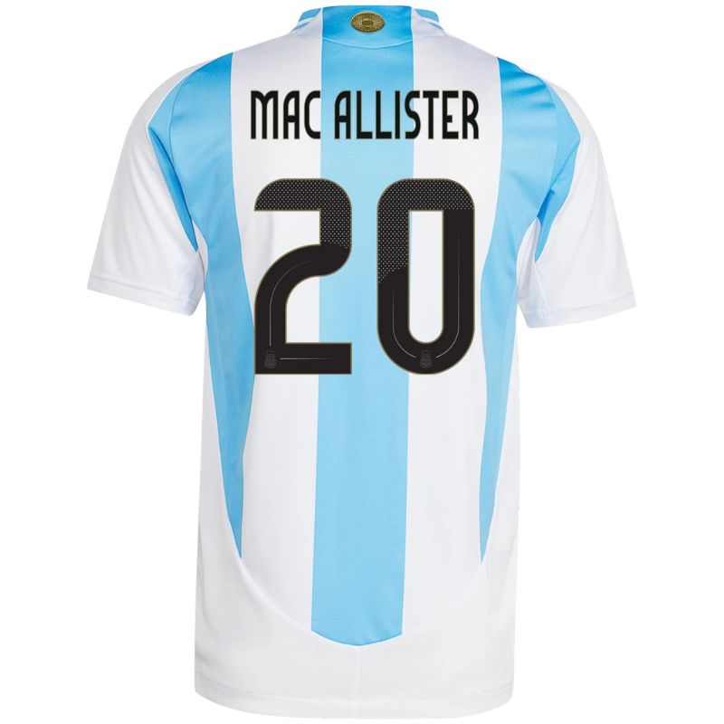 Argentina 2024 Home Jersey Mac Allister #20