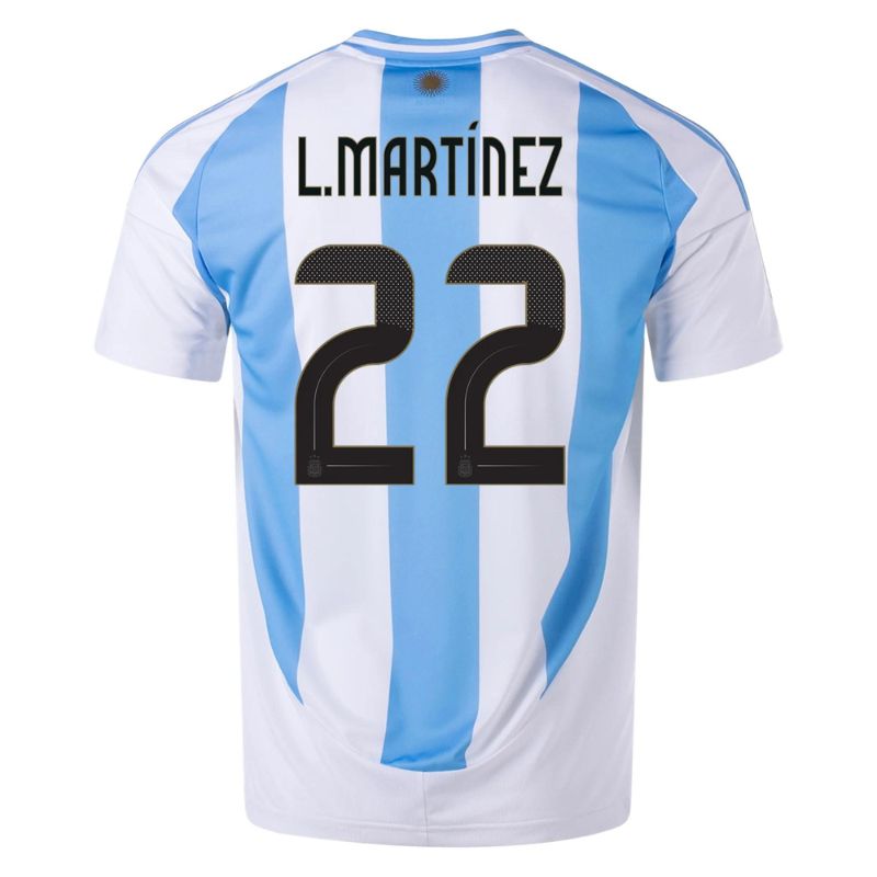 Argentina 2024 Home Jersey Lautaro Martinez #22