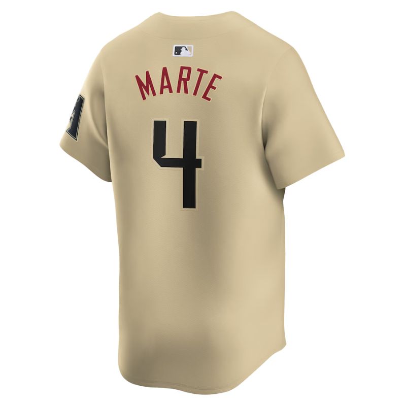 Arizona Diamondbacks Serpientes Jersey Marte #4 back