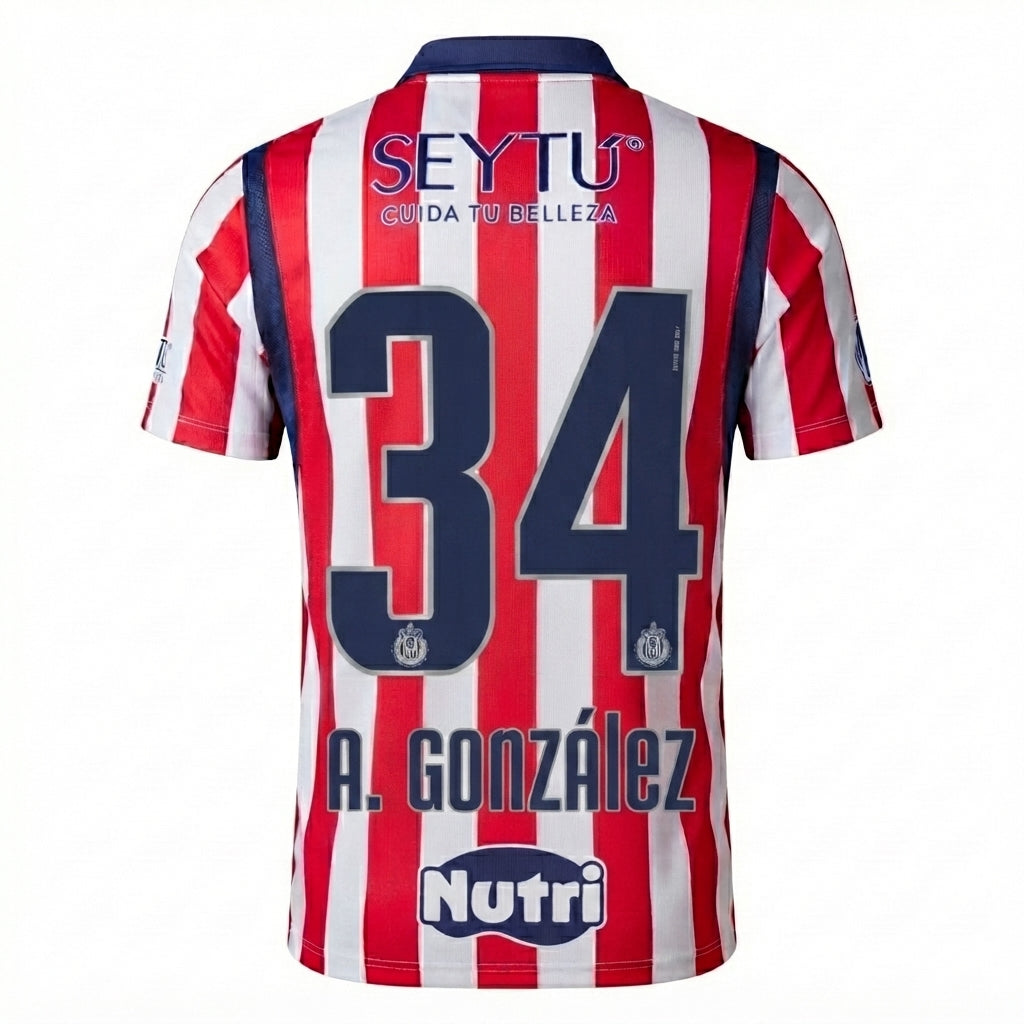 Chivas De Guadalajara 26/27 Home Jersey Armando González #34