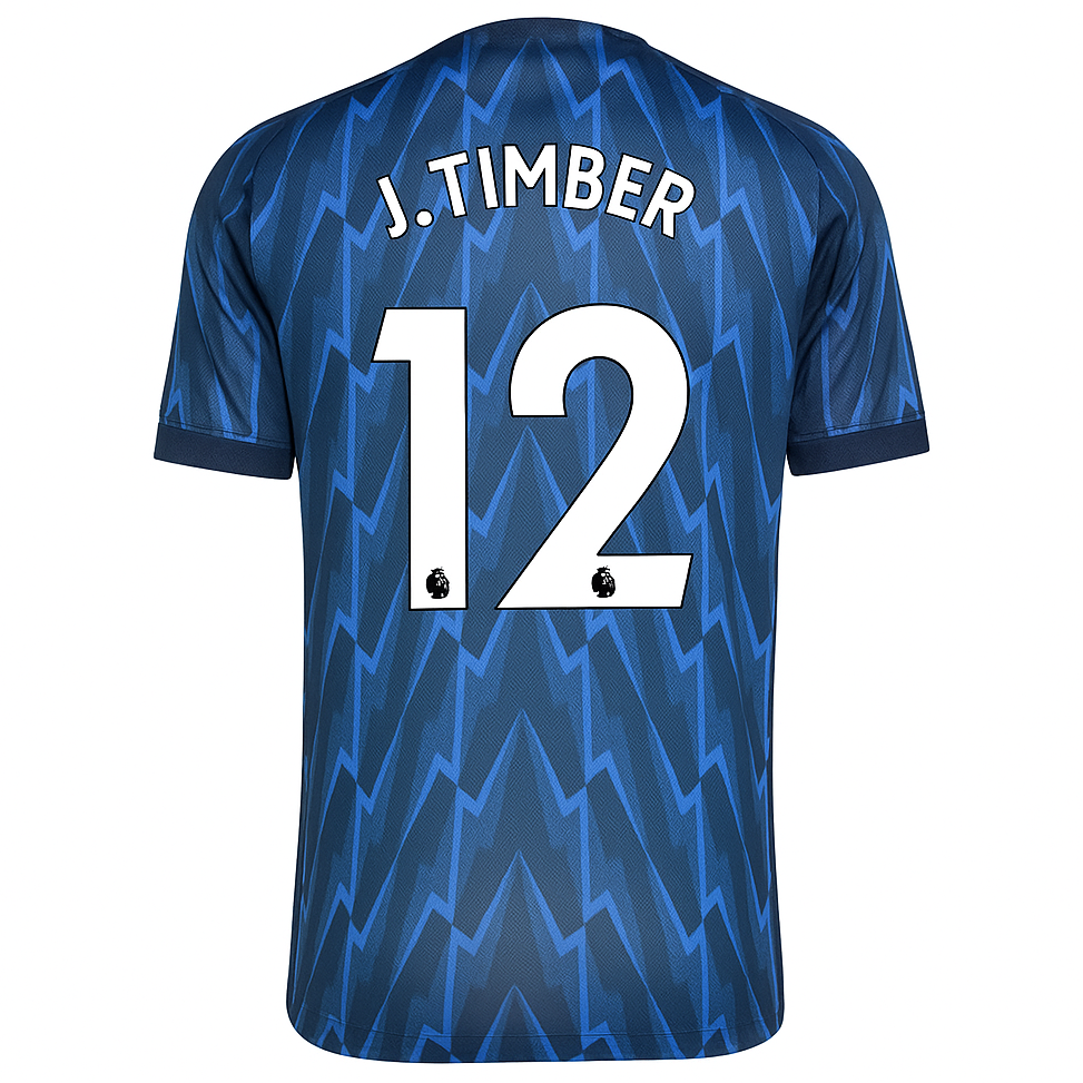 Arsenal Away Jersey Jurriën Timber #12 2025/2026