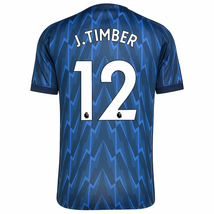 Arsenal Away Jersey Jurriën Timber #12 2025/2026