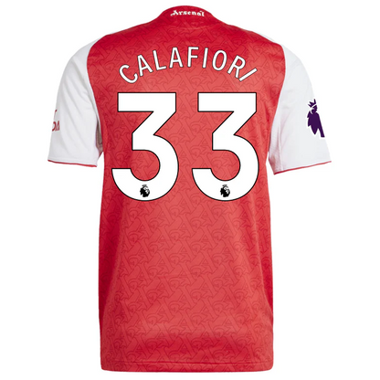 Arsenal Home Jersey Riccardo Calafiori #33 2025/2026