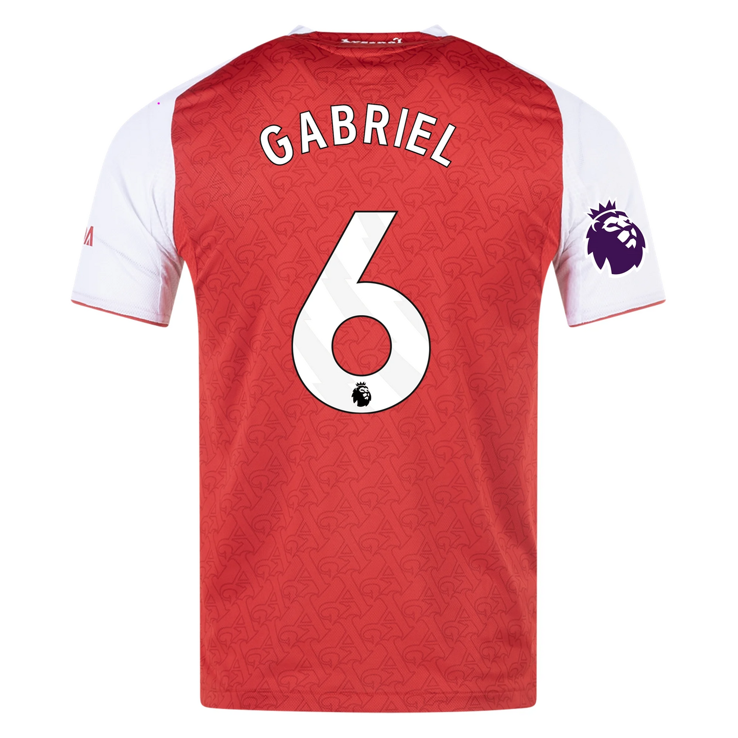 Arsenal 2025/2026 Home Red Gabriel Magalhães #6 Brazilian soccer player premier men tshirt