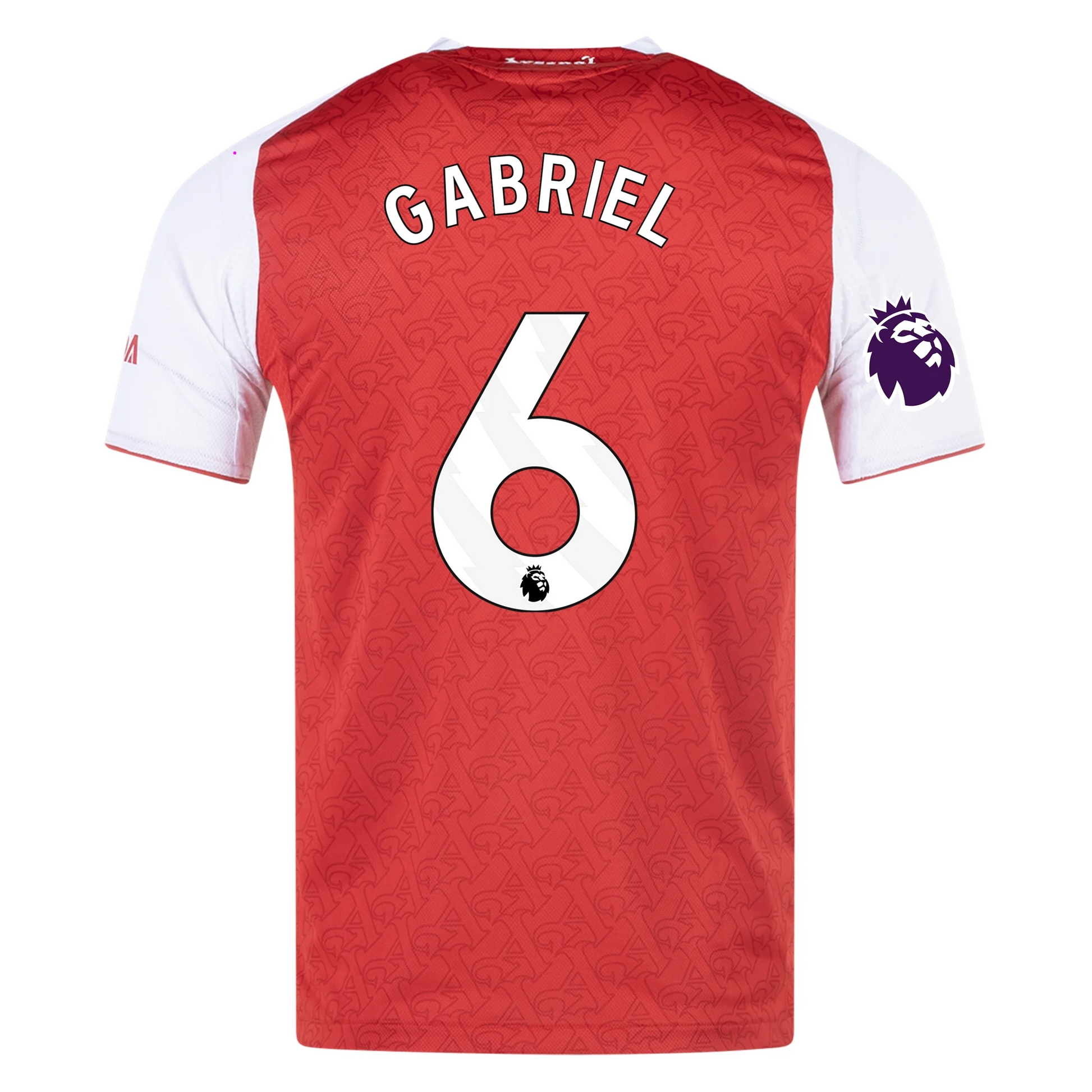 Arsenal 2025/2026 Home Red Gabriel Magalhães #6 Brazilian soccer player premier men tshirt