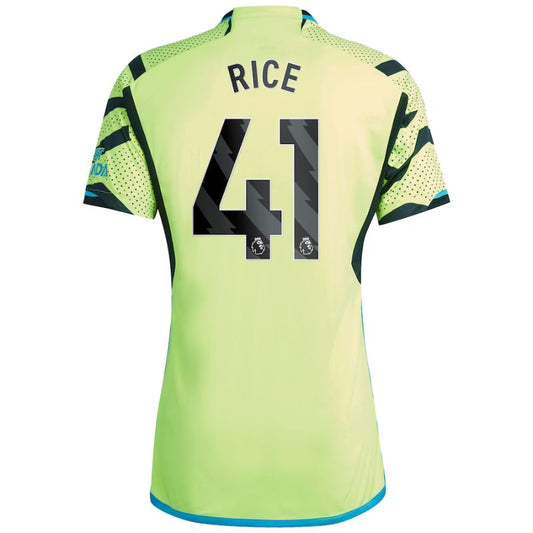 Arsenal 23/24 Away Jersey #41 Rice