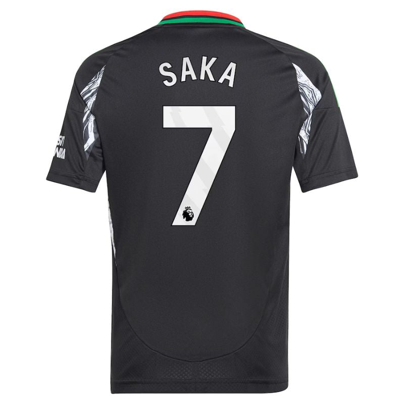 Arsenal 24/25 Away Jersey Saka #7 back