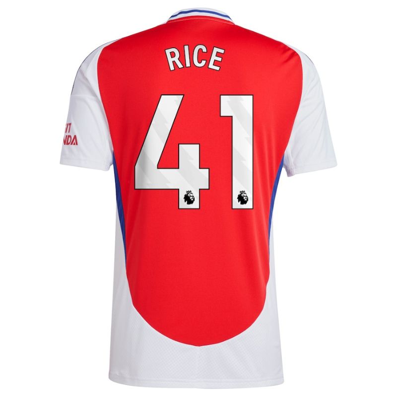 Arsenal 24/25 Home Jersey Rice #41 back