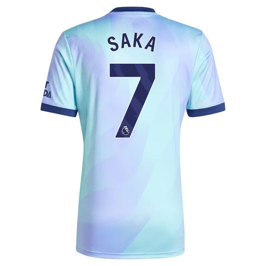 Arsenal 24/25 Third Jersey Saka #7 back