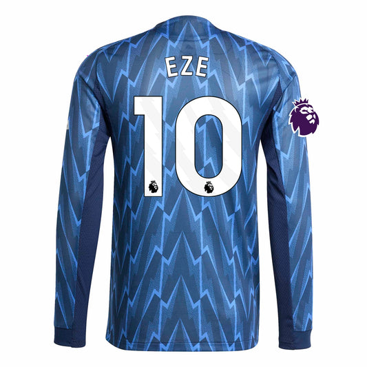 Arsenal 25/26 Long Sleeve Away Jersey Eze #10