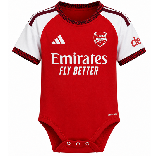 Arsenal 26/27 Home Baby Onesie Bodysuit