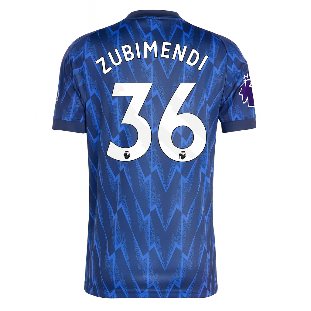Arsenal Away Jersey 2025/2026 Martín Zubimendi #36