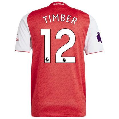 Arsenal Home Jersey Jurriën Timber #12 2025/2026